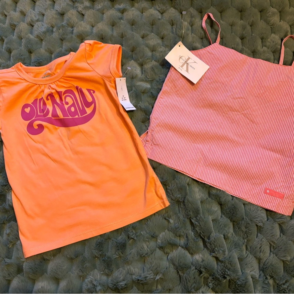 New Calvin Klein And Old Navy tops perfect for your little one